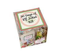 AMONIDA Set Regalo per Elfi Dell'Avvento di Natale Simpatico Kit di Giocattoli per il Conto Alla Rovescia di Natale degli Elfi Kit Interattivo per il Conto Alla Rovescia di per la Preparazione delle