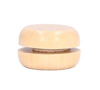 AMONIDA Set Yoyo in Legno da 4 Pezzi, Yo-Yo Portatili Durevoli Fai da Te per Bambini, Legno Non Finito, Regalo Perfetto per L'artigianato