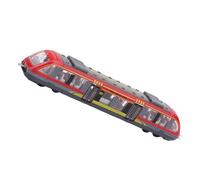 AMONIDA Simulazione Educativa per Bambini, Modello di Treno, Giocattolo per Auto, Materiale in Lega Resistente, Coltivazione Dell'intelligenza, Regalo di Compleanno Ideale per i Bambini (rosso)