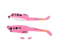 AMONIDA Sostituzione della Fusoliera Dell'Elicottero RC Copertura Leggera e Durevole per gli Accessori del Modello di Elicottero RC Sostituzione di Precisione per L'elicottero C032 UH-1 per gli (PINK)