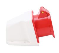 AMONIDA Spina Industriale 220-380 V 240-415 V 5 Pin 16 A Presa per Montaggio A Parete, Connettore in Materiale Ottone, Presa di Protezione IP44 con Bloccaggio Sicuro, Ideale per Industria, Prodotti