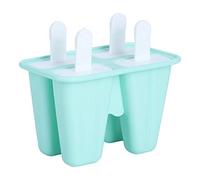 AMONIDA Stampo per Gelato Stampo in Silicone con Bastoncini per Ghiaccioli Fai-da-te e Dolcetti Congelati Nella Calda Estate - Sicuro e Riutilizzabile - 1 per Gelato 4 Bastoncini (4)