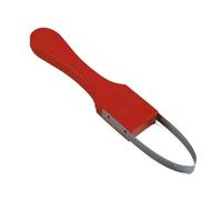 AMONIDA Strumento per Diserbo Manuale Durevole Ed Efficace per Il Diserbo del Giardino, Strumento per con Anello in Ferro per Piccoli Giardini e Terrazze, Lunghezza 240 Mm (Rosso)