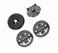 AMONIDA Supporto per Computer da Bicicletta Supporto per Stelo in Alluminio di Alta qualità per Tachimetro Cat Eye per Bici da Strada Diametro 1,1 Pollici (BLACK)
