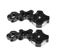 AMONIDA Supporto per Corpo Magnetico da 2 Pezzi, Design in Metallo con Forte Forza Magnetica Facile Installazione con Superficie Liscia e Luminosa, Ideale per Auto RC HSP, Assiale, SCX10, D90, HPI
