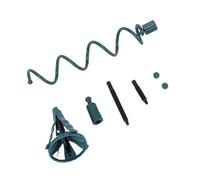 AMONIDA Supporto per Puntale per Albero di Natale, Stabilizzatore per Puntale per Albero in Ferro, Supporto di Fissaggio Regolabile con modalità di Morsetto con Inserto Girevole, Ideale per Puntali