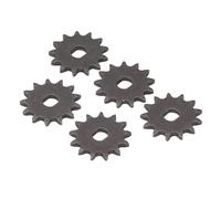 AMONIDA T8F 13T Pignone Motore, Compatibile con Minimoto 47cc 49cc, 5 Pezzi | Ingranaggio con trasmissione a catena da 13 denti, acciaio, foro da 10 mm, ricambio per montaggio diretto per scooter
