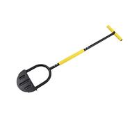 AMONIDA Tagliaerba Manuale con Lama Dentata in Acciaio per Rifinitura e Bordatura del Giardino, Impugnatura a T da 108 Cm per Un Facile Utilizzo