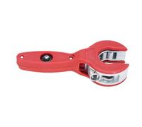 AMONIDA Tagliatubi a Cricchetto, Tagliatubi Compatto 2 in 1, da 1/4 a 7/8 Pollici per Tagliare Tubi in PVC, Rame e Metallo, Ideale per Impianti Idraulici (rosso)