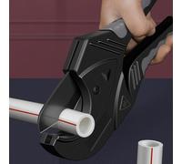 AMONIDA Tagliatubi in Plastica in Lega di Alluminio Leggera per il Taglio Preciso di Tubi in PVC e di Drenaggio per Uso Interno Ed Esterno