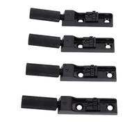 AMONIDA Tipo Split con Blocco Regolabile per Ponte per Basso a 4 Corde per Chitarre Senza Testa Kit in Lega di Zinco Lavorato a CNC (BLACK)