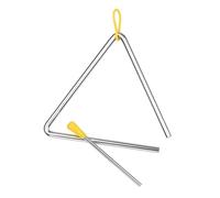 AMONIDA Triangolo da 8 Pollici per Bambini con Mazzuolo e Supporto, Strumento a Percussione in Acciaio Resistente per L'educazione Musicale Precoce e lo Sviluppo del Ritmo, Perfetto per i più