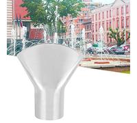 AMONIDA Ugello per Fontana Direzionale a Forma di Ventaglio Testina di Spruzzo Durevole per Giardino con Piscina, Placcatura in Rame G1in DN25, 4,3 X 3,9", per Piscina SPA (2 pollici dn50)