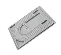 AMONIDA Vassoio di Progettazione Perline Fai-da-te Strumento Creativo per Perline per Progetti Artigianali Creazione di Gioielli Senza Infilare Portacollane Grigio 9,4 X 12,5 X 0,6"