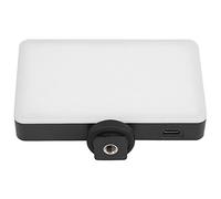 AMONIDA YT-120S Luce di Riempimento Portatile per Videoconferenze Luminosità e Temperatura Colore Regolabili per Streaming Live Utilizzo su Smartphone 1 unità