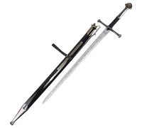 AMONT | Spada Anduril Decorativa Il Signore degli Anelli | Replica Senza Fili di Bambù con Rune per Mostra Collezionista | EYM