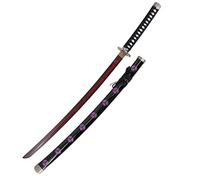 AMONT - Spada Decorativa Giapponese in Bambù - Modello Shusui Zoro in Legno - Serie Anime - 105 Cm