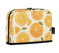 Amooorous Arancione Estate Limone Matita Custodia di Grande Capacità Trucco Borse Grande Cancelleria Bag per Teen Boys Kindergarten Bolsa para utiles escolares