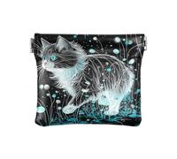 Amooorous Art Ragdoll Cat Donne Uomini Portamonete in Pelle Comodo Portamonete Organizer per Uomo Donna Viaggio, Art Ragdoll Cat, 1 size