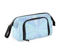 Amooorous Astuccio portamatite di grande capacità, astuccio leggero con scomparti per adolescenti, blu ray elementare