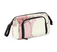 Amooorous Astuccio scolastico di grande capacità, sottile, con scomparti e portapenne, per studenti universitari, ufficio, cartone animato, simpatico paradiso degli animali