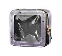 Amooorous Beauty case trasparente con pois neri e scritta "Love", Punto d'amore nero, 1 size