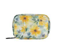 Amooorous Beauty Spring Flowers Kansas Sunflower_24152_3 borsa per medicine con scomparti staccabili, comodo organizer per pillole da viaggio per borsa