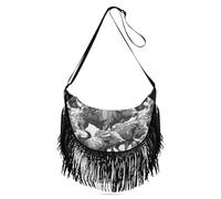 Amooorous Black Buffalo - Portafogli da donna con tracolla regolabile, borsa a tracolla da donna, borsa a tracolla da donna con (prop2)