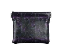 Amooorous Blu e Viola Scienza e Tecnologia LinesDonne Uomini Portamonete In Pelle Carino Organizzazione Sacchetti per Uomo Donna Viaggio, Linee scientifiche e tecnologiche blu e viola, 1 size