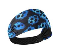 Amooorous Blu Nero Leopard Print no slip confortevole fasce per le donne Testa elastica per il lavaggio viso Ciclismo Atletico Sport vinchas para el cabello de mujer