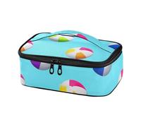 Amooorous Blue Beach Ball Summer Women Lunch Bag (longword) Boy Lunch Box per escursionismo Bolsa para comida