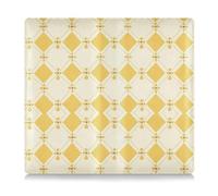 Amooorous Boemia Europa Gingham Pattern Giallo Floreale Pu Leather Toursuit auto registratore e titolare della carta di assicurazione Veicolo Glove Box per documenti essenziali, patente di guida,