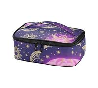 Amooorous Boho Purple Mystery Moon Borsa termica (longword) piccola scatola per il pranzo per le donne per escursionismo lonchera para Trabajo de Mujer
