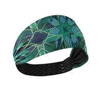 Amooorous Boho Verde Vintage Fiori Antiscivolo morbide fasce elastiche testa sudore fasce per le donne per basket tennis Running vendas para el pelo mujer