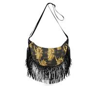Amooorous Borsa a tracolla da donna in metallo con motivo Liberty vintage oro piccola borsa a tracolla da donna con dettaglio nappa borsa a tracolla da donna con (prop2)