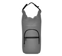 Amooorous Borsa a tracolla per bottiglia d'acqua elegante e isolata, per escursioni, adatta per bottiglie da 567 g, 680,4 g, 907,2 g, 1134 g, grigio scuro, grigio scuro scuro Tinta unita Pure Plain, 1