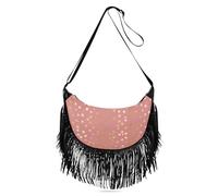 Amooorous Borsa a tracolla regolabile a pois oro rosa da donna, borsa a tracolla media con (prop2)