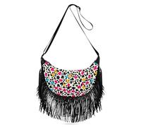 Amooorous Borsa a tracolla Texas Hold'em con stampa a pelle di ghepardo, da donna, alla moda, regolabile, borsa a tracolla da donna, borsa a tracolla con patta (prop2)