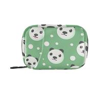 Amooorous Borsa da viaggio Panda con scomparti staccabili portatile 7 giorni portapillole organizer per borsa