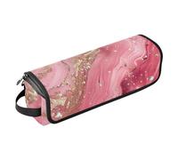 Amooorous Borsa da viaggio per strumenti per capelli e tappetino resistente al calore con cerniera, organizer per strumenti per capelli di grande capacità, per raddrizzatori, ferro arricciacapelli,