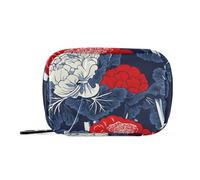 Amooorous Borsa di pronto soccorso in stile giapponese con scomparti staccabili, organizer per pillole da giorno attaccabile per borsa