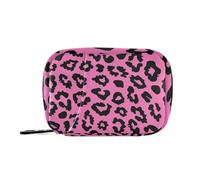 Amooorous Borsa di pronto soccorso leopardata con scomparti staccabili attaccabile organizer pillole 3 volte al giorno per borsa