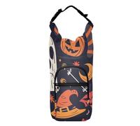 Amooorous Borsa per bottiglia d'acqua di Halloween, versatile supporto isolato per bottiglie d'acqua da escursionismo, adatta a bottiglie da 567 g, 680 g, 907 g, 1134 g
