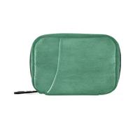Amooorous Borsa per medicine vintage verde per borsa con scomparti staccabili riutilizzabile organizer per pillole da viaggio per borsa