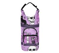Amooorous Borsa porta bottiglia d'acqua viola magica di Halloween e custodia facile da trasportare borsa per il trasporto della bottiglia d'acqua, adatta per bottiglie da 567 g, 680,4 g, 907,2 g, 1134