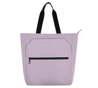 Amooorous Borsa tote decorativa per bambini e adulti, cardo, tinta unita, leggera, riutilizzabile con cerniera, per scuola, shopping, viaggi, mochilas arcobaleno