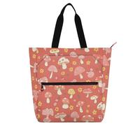 Amooorous Borsa tote decorativa per bambini, per bambini, donne, uomini, stile country, San Valentino, impermeabile, con tasche interne, per università, shopping, spiaggia, arcobaleno