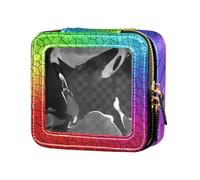 Amooorous Borse da viaggio colorate belle chiare della borsa di trucco per l'organizzatore di trucco degli articoli da toeletta per il viaggio, Colorato e bello, 1 size