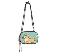 Amooorous Carino animale Cane Piccolo Crossbody Borsa Uomini Comfort con Slot per Carte di Credito Borse A Tracolla Avere un pasto carteras para mujer originales