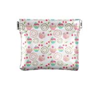 Amooorous Carino Carino Torta CherryWomen Portafoglio portamonete in pelle da donna Carino Cambiamento Portafoglio per le, Carino Torta Cilie, 1 size